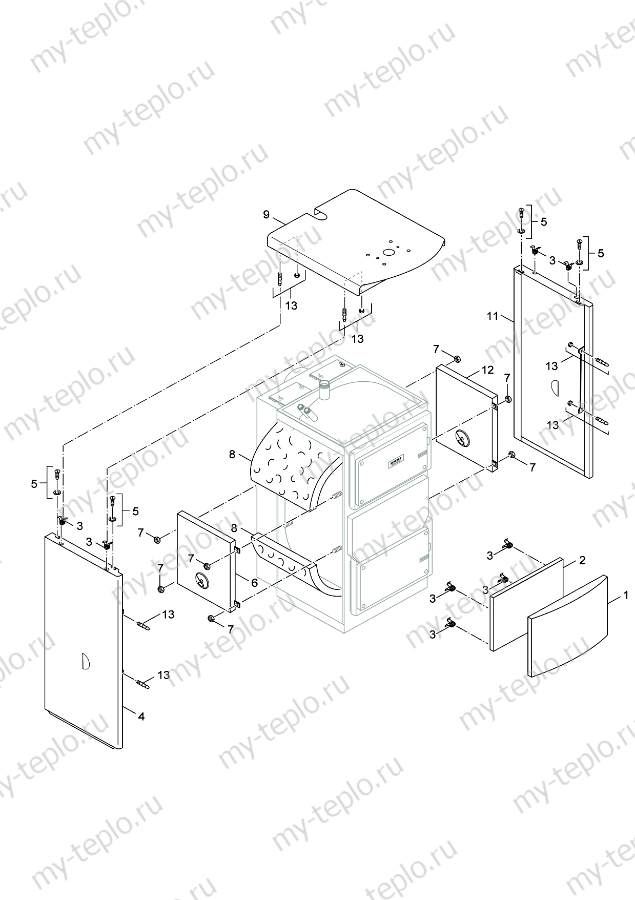 Запчасти Buderus Logano S121-24 купить в Калуге