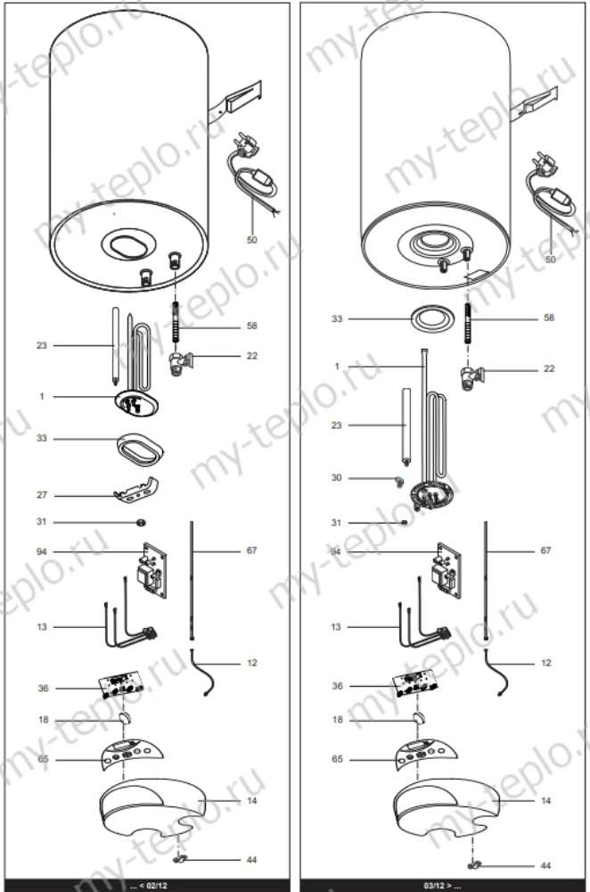 Запчасти Ariston ABS PRO PLUS PW 50 V SLIM купить в Калуге