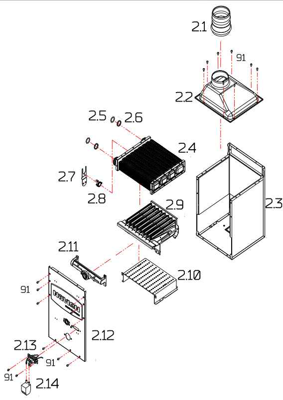 запчасти для Navien Ace 10k