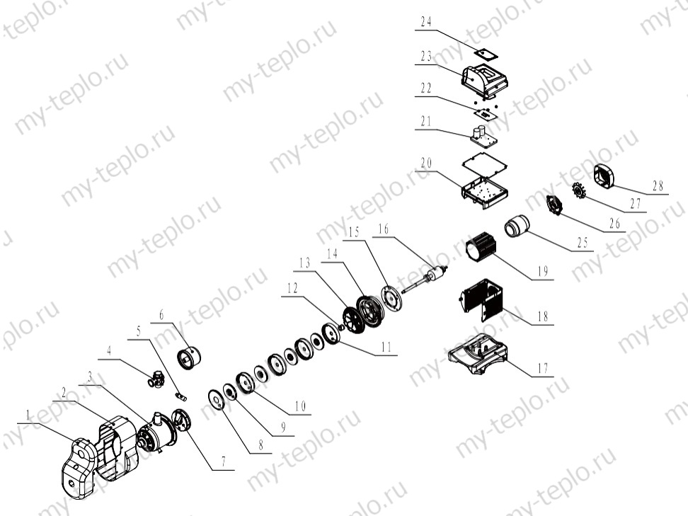 Купить запчасти для Unipump SCA MAX в Калуге