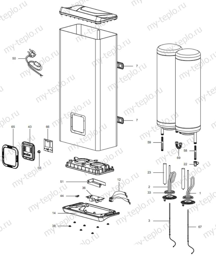 Запчасти для Ariston ABS VELIS INOX POWER: схема Запчасти Ariston ABS VELIS INOX POWER купить в Калуге