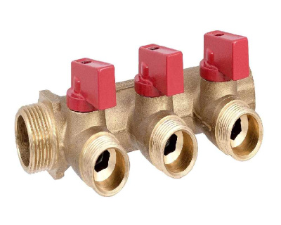 Коллектор с кранами вн/нар 1